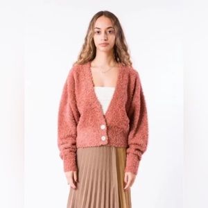 Kerisma Piñata Cardigan V neck Button Down Sweater S-M